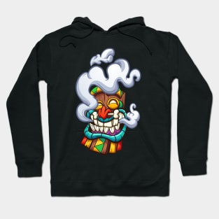 Smoking Tiki Mask Hoodie